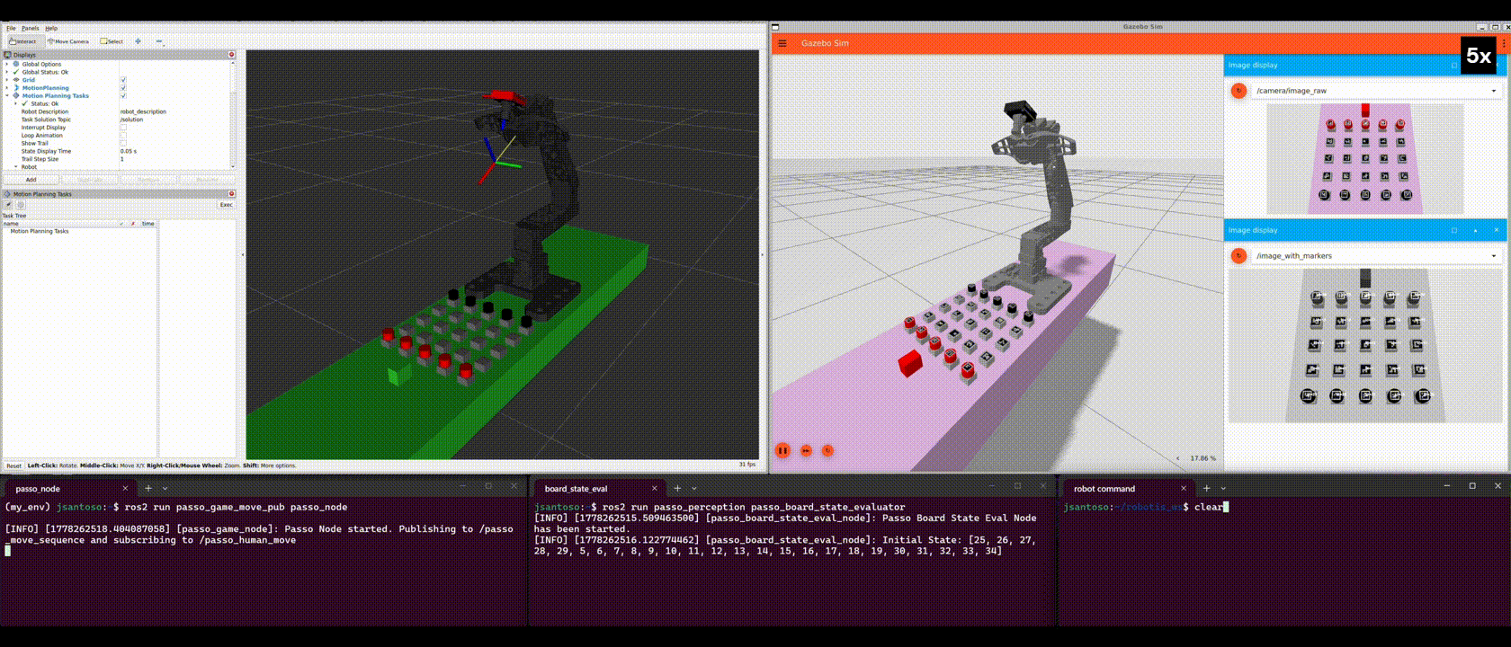 GIF showing two turn sequence.